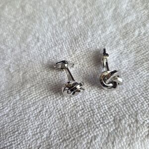 Dolan Bullock Silver Knot Cufflinks
